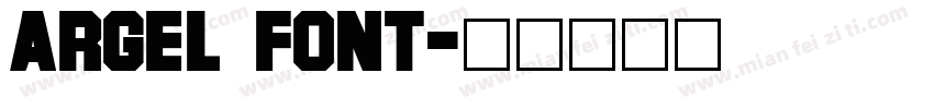 Argel Font字体转换